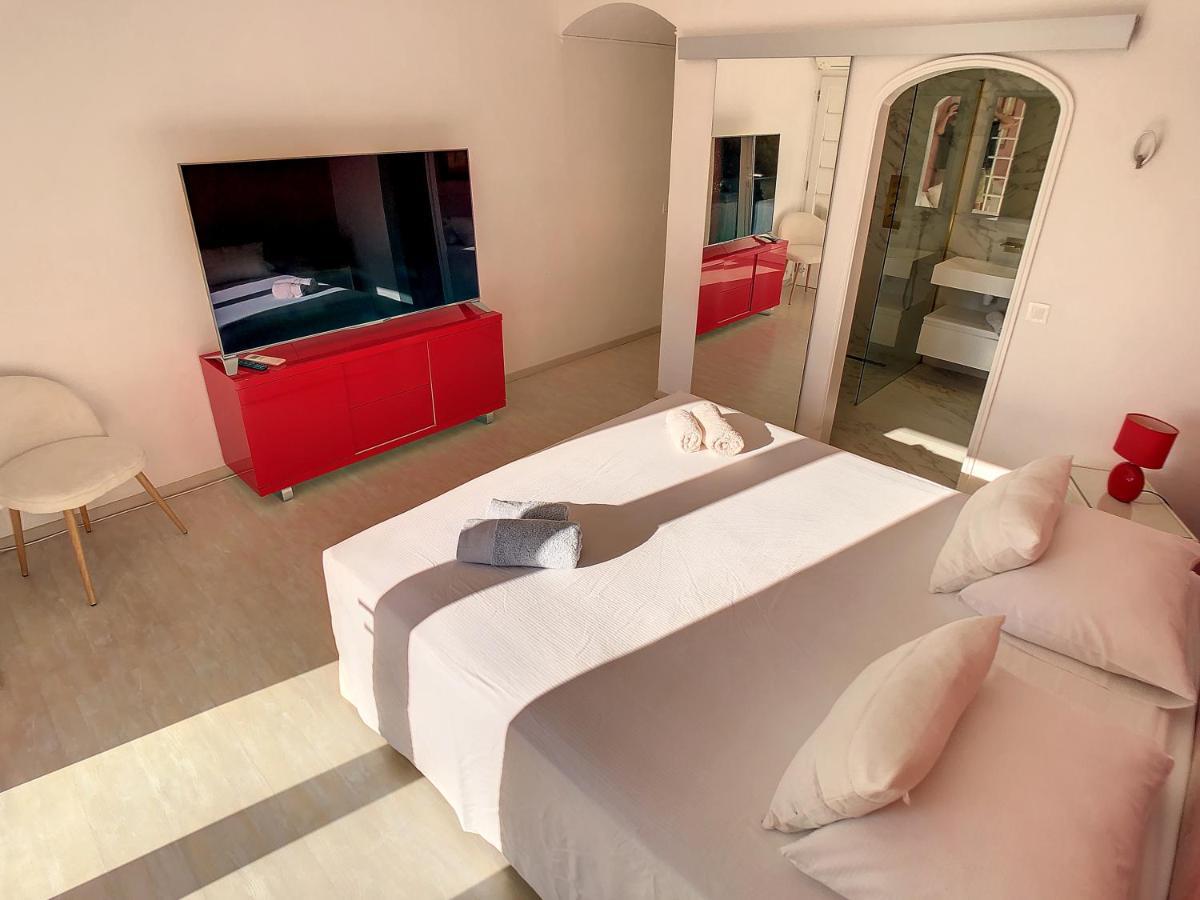 3 Bedrooms Villa near Cannes - Pool&Jacuzzi - Sea View Mandelieu Buitenkant foto