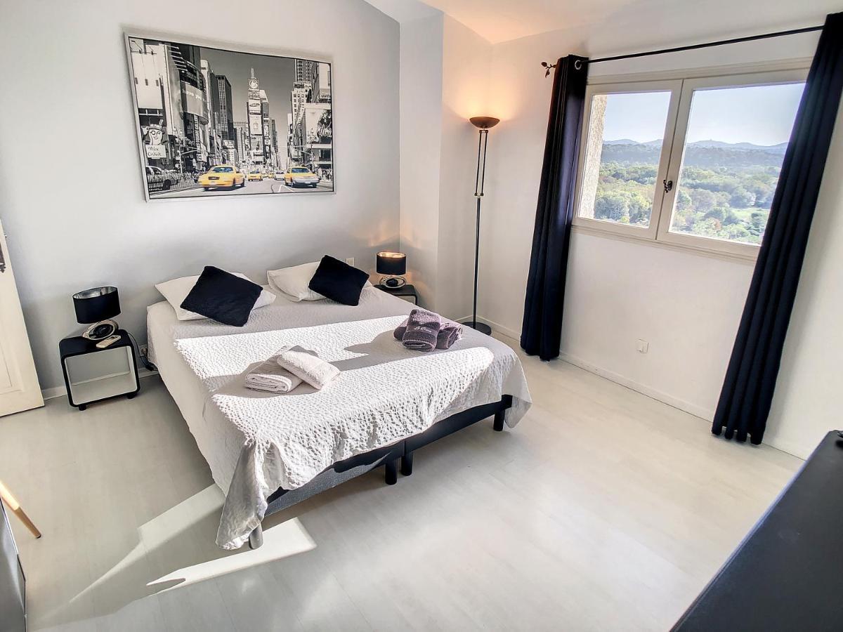 3 Bedrooms Villa near Cannes - Pool&Jacuzzi - Sea View Mandelieu Buitenkant foto