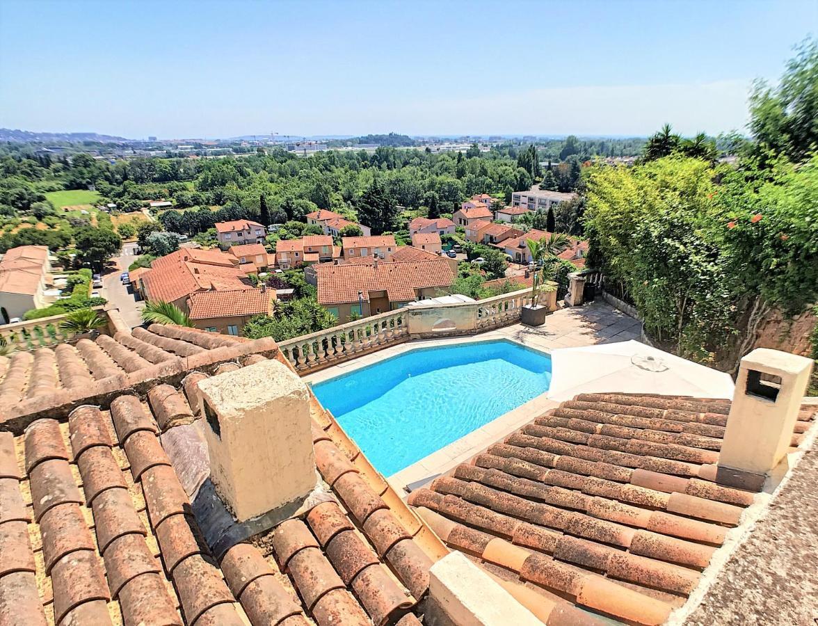 3 Bedrooms Villa near Cannes - Pool&Jacuzzi - Sea View Mandelieu Buitenkant foto